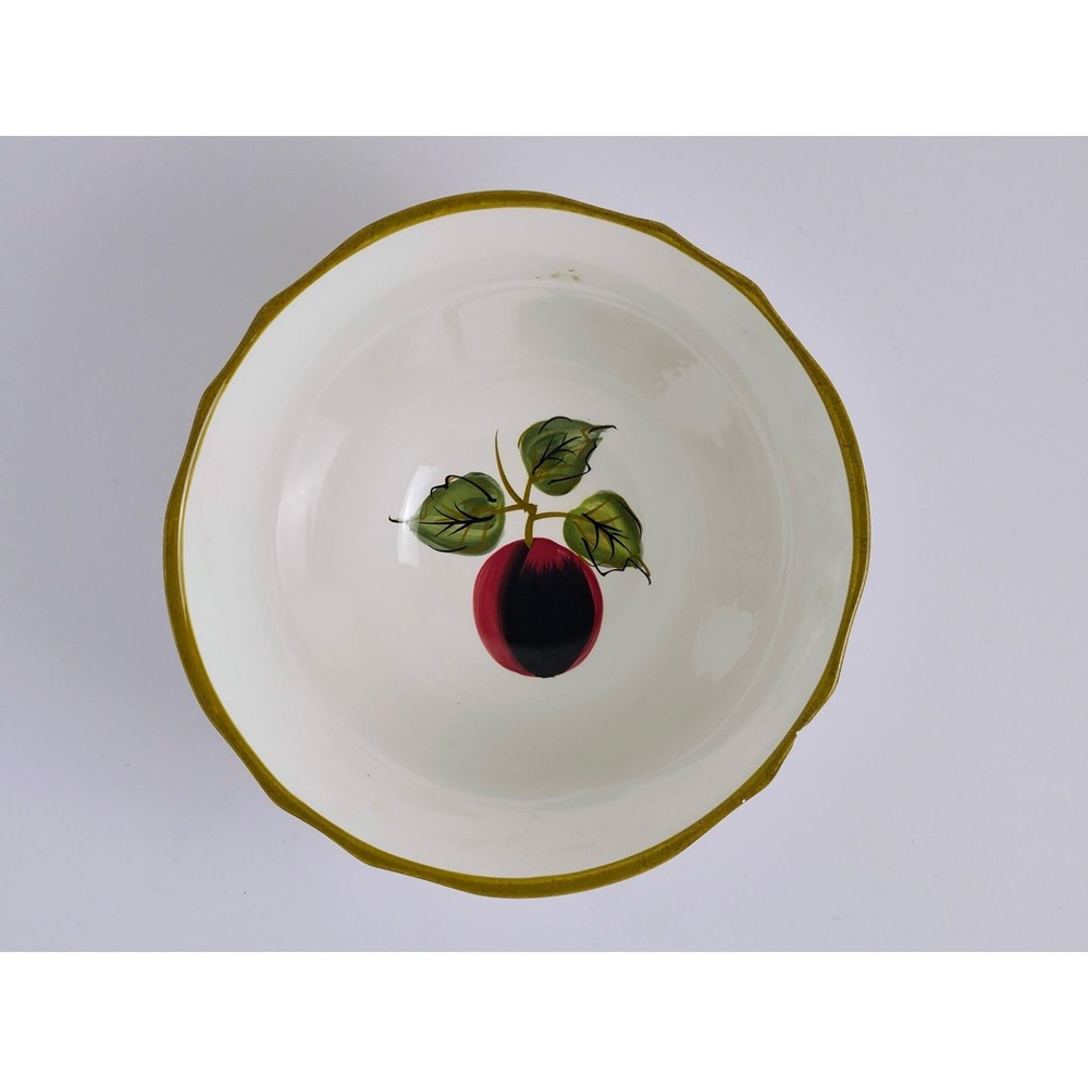 Raymond Waites Fruit Pattern Large Mixing Serving Bowl Set 3 Pc Ceramic - Picture 6 of 8
